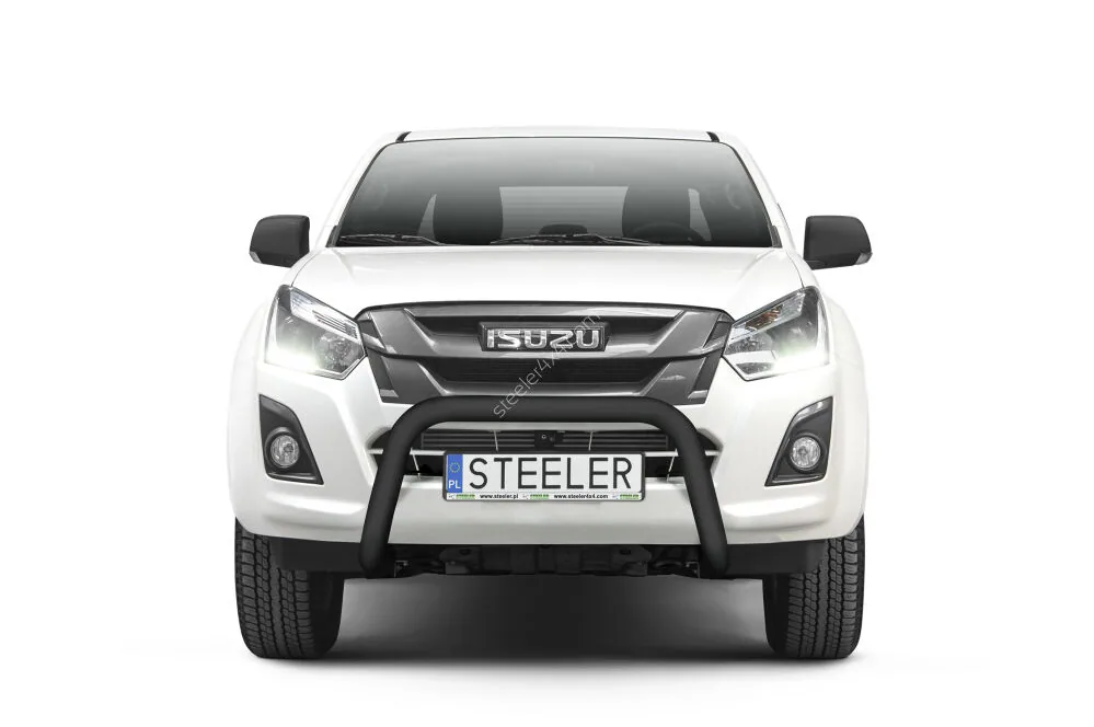 EC A-kaitseraud ilma põikitoruta, must — Isuzu D-Max (2012–2017)
