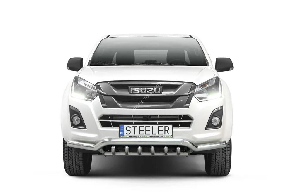 EC low spoiler bar with axle-bar — Isuzu D-Max (2012–2017)