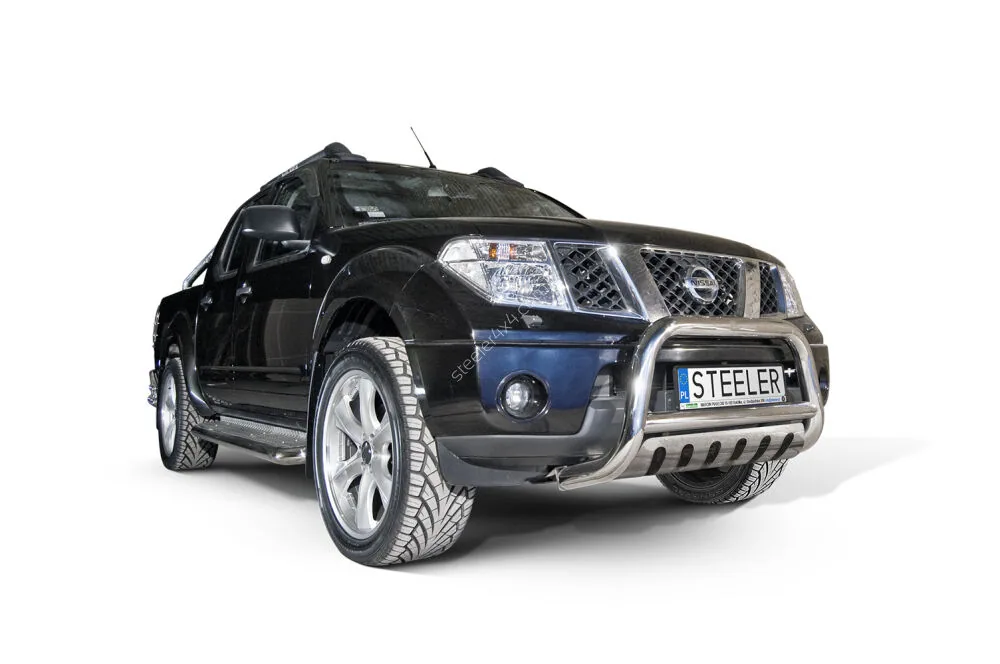 EC A-kaitseraud põikitoru ja sillaplaadiga — Nissan Navara (2005–2010)