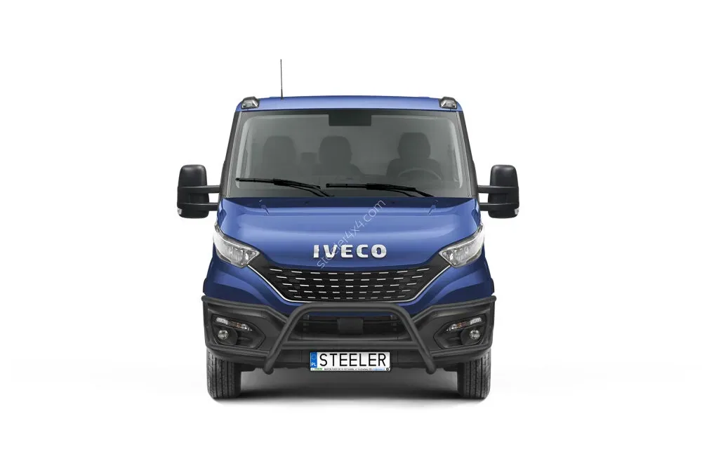 Дуга EC A с поперечиной, чёрная — Iveco Daily (2019–)