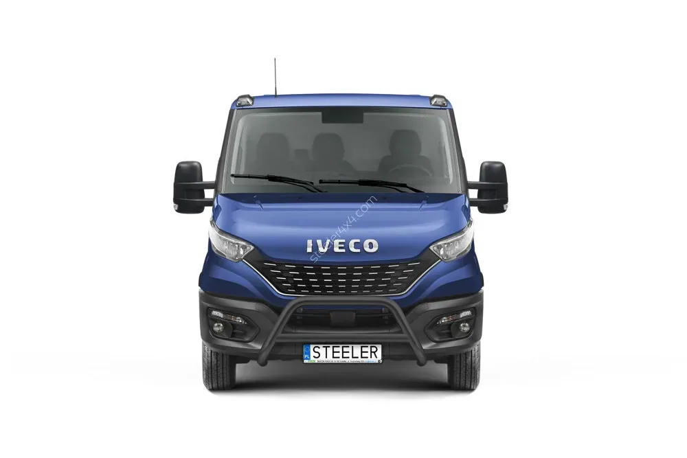 Дуга EC A с поперечиной, чёрная — Iveco Daily (2019–)
