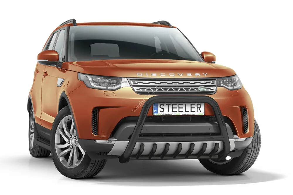 Дуга EC A с поперечиной и трубой моста, чёрная — Land Rover Discovery (2018–)