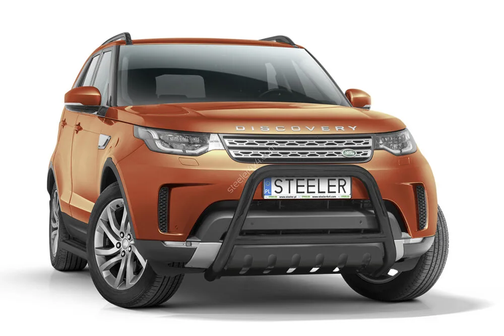 Дуга EC A с поперечиной и защитой моста, чёрная — Land Rover Discovery (2018–)