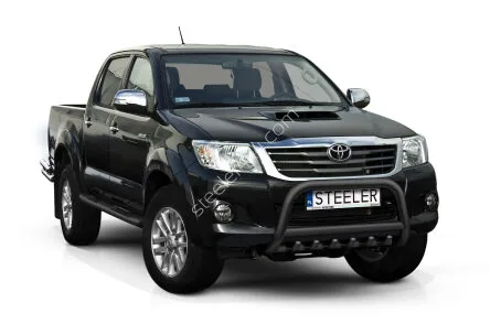 EC A-bar with cross bar and axle-bar, black — Toyota Hilux (2005–2011)
