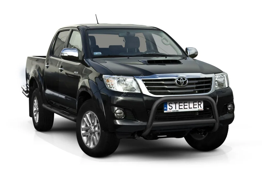 EC A-bar with cross bar, black — Toyota Hilux (2005–2011)