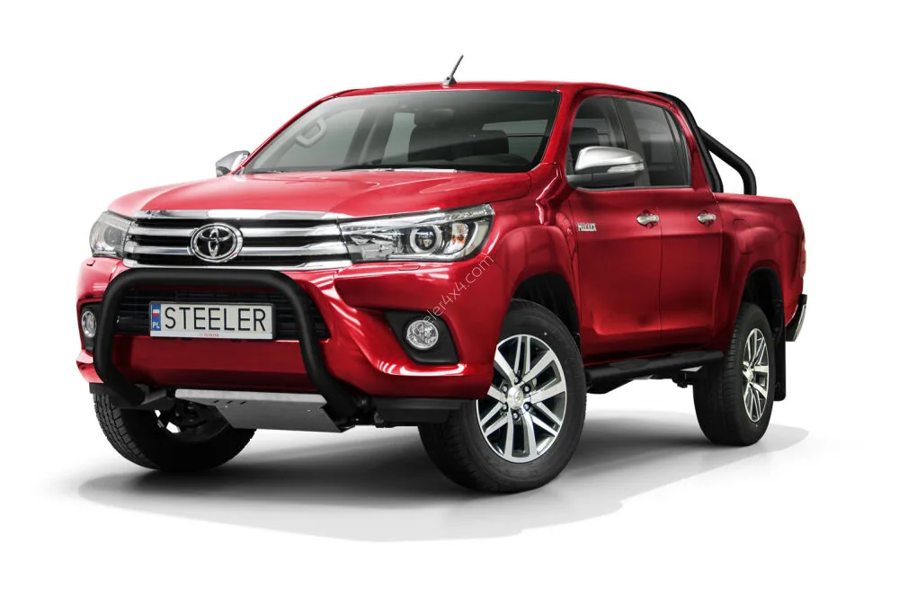 EC A-kaitseraud ilma põikitoruta, must — Toyota Hilux (2015–)