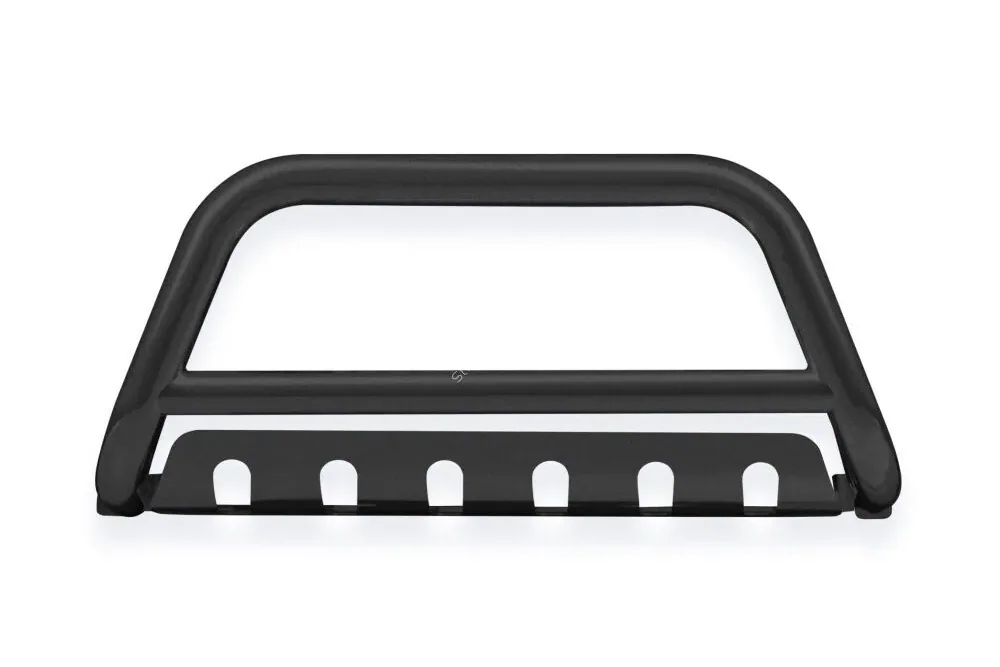EC A-kaitseraud põikitoru ja sillaplaadiga, must — Toyota Land Cruiser 120 (2003–2009)