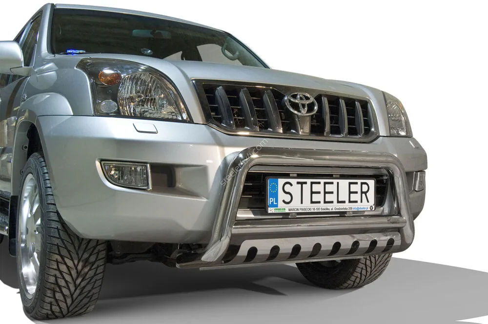 EC A-bar with cross bar and axle-plate — Toyota Land Cruiser 120 (2003–2009)