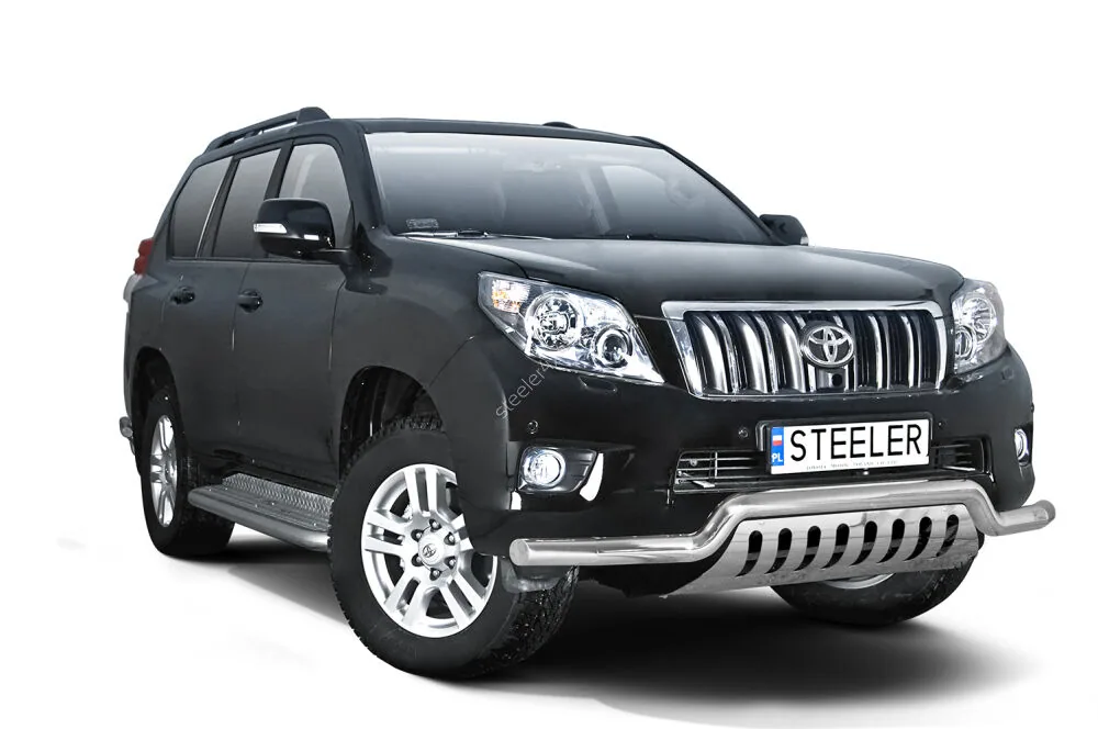 EC low spoiler bar with axle-plate — Toyota Land Cruiser 150 (2010–2013)