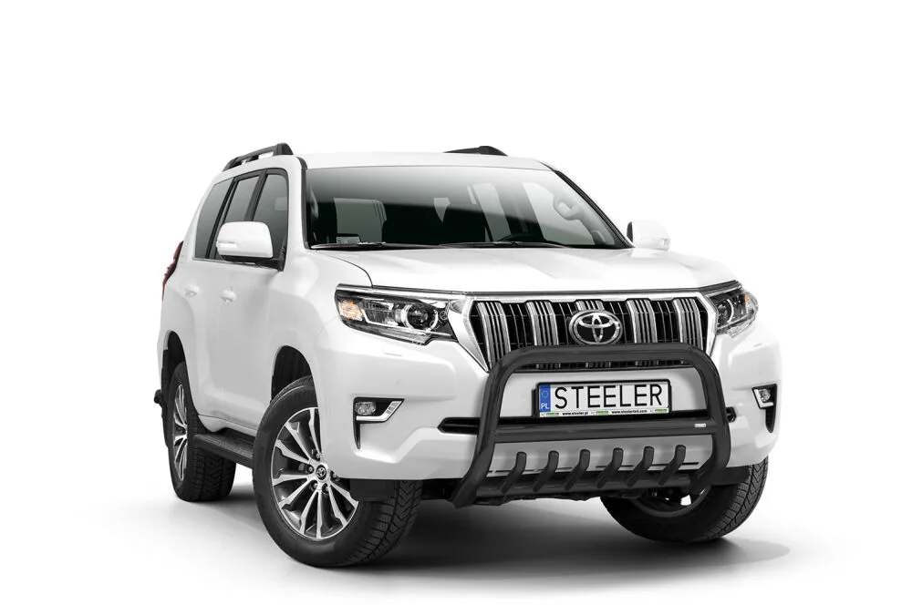 EC A-bar with cross bar and axle-bar, black — Toyota Land Cruiser 150 (2017–)