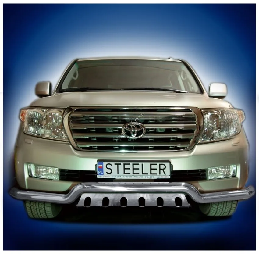 EC low spoiler bar with axle-plate — Toyota Land Cruiser V8 (2007–2012)