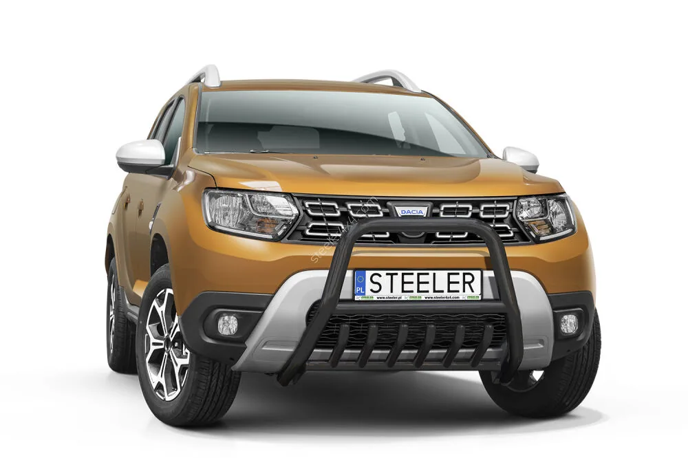 EC A-kaitseraud põikitoru ja sillatoruga, must — Dacia Duster (2018–2019)
