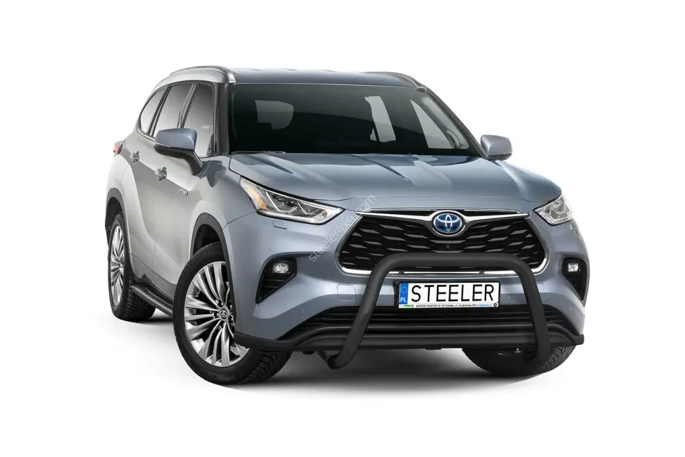 Дуга EC A без поперечины, чёрная — Toyota Highlander (2021–)