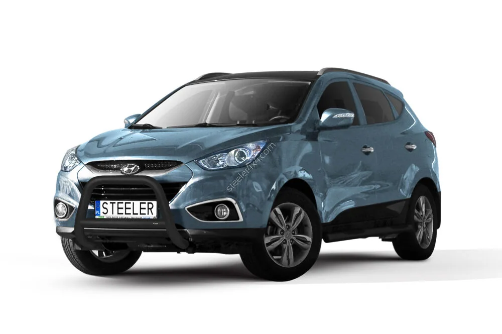 Дуга EC A с поперечиной, чёрная — Hyundai ix35 (2011–)