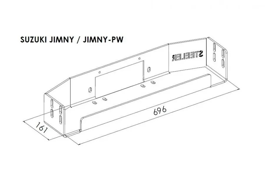 Скрытая площадка лебёдки — Suzuki Jimny (2006–2012)