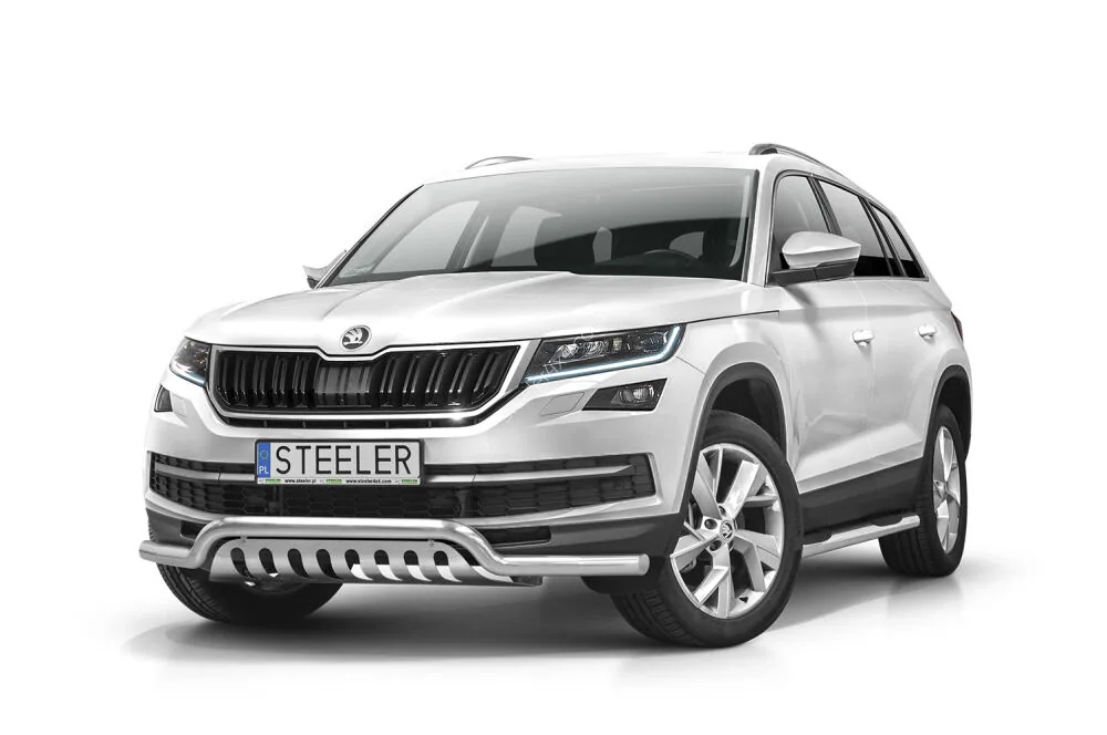 EC low spoiler bar with axle-plate — Škoda Kodiaq (2016–)