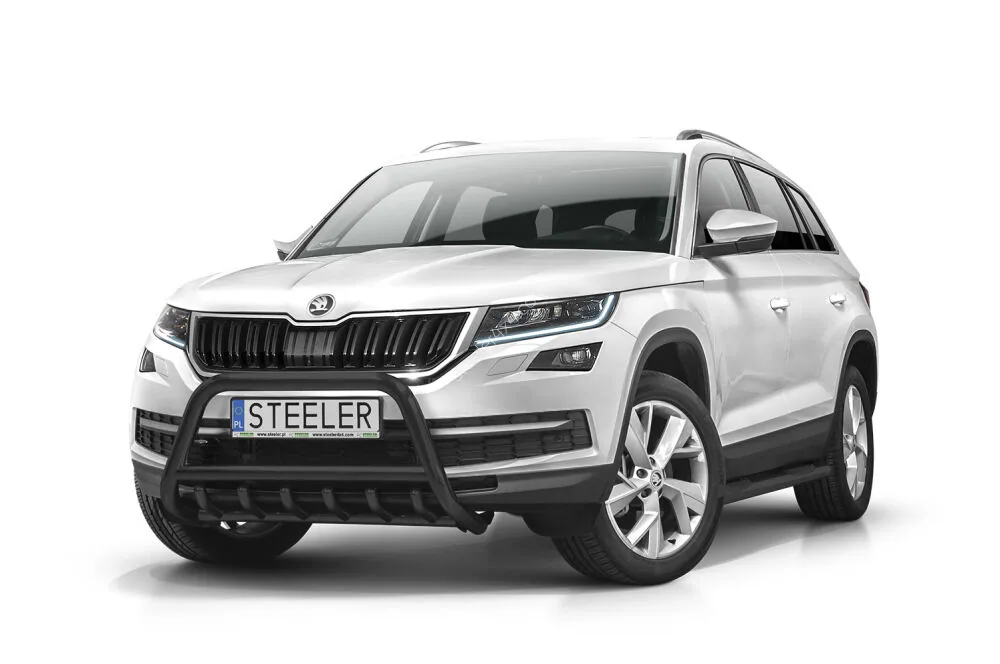 EC A-bar with cross bar and axle-bar, black — Škoda Kodiaq (2016–)