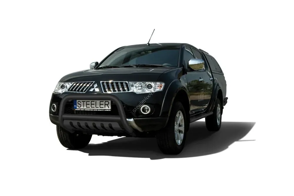 EC A-bar with cross bar and axle-plate, black — Mitsubishi L200 (2006–2009)