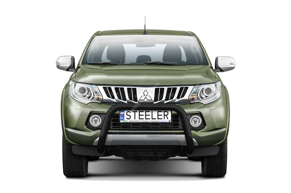 EC A-kaitseraud ilma põikitoruta, must — Mitsubishi L200 (2015–2019)