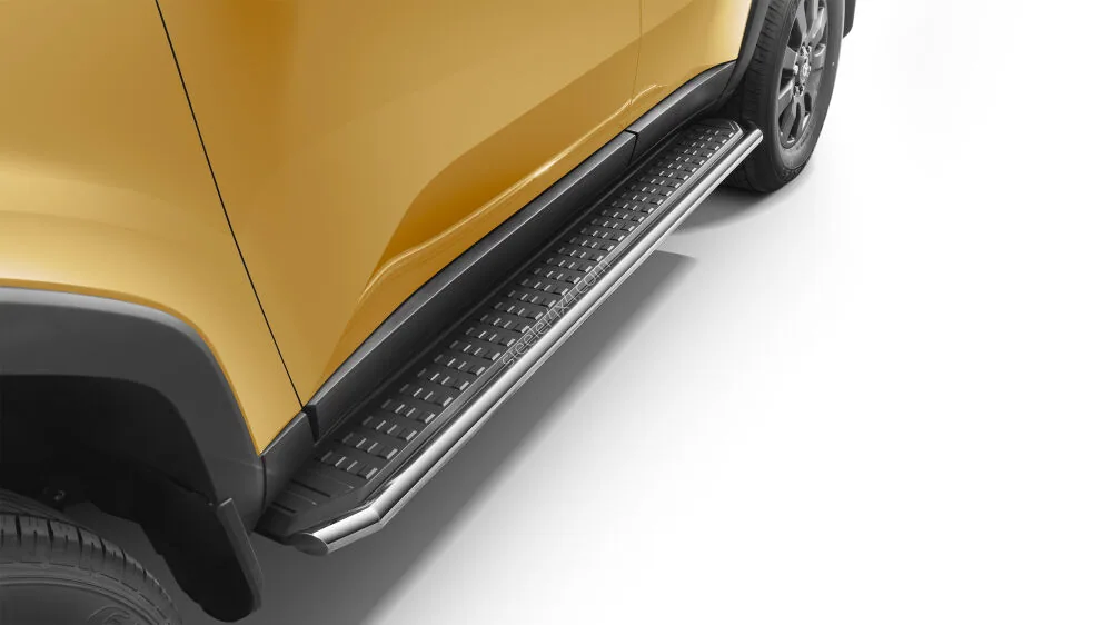 Stainless steel side bars for OE side steps — Toyota Land Cruiser 250 (2024–)