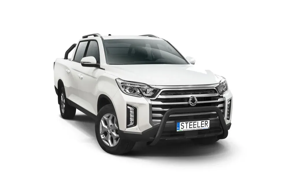 Дуга EC A без поперечины, чёрная — SsangYong Musso (2021–)