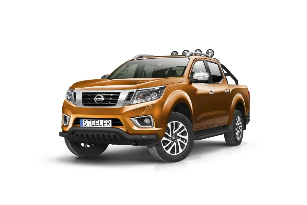 Нижняя дуга EC с защитой моста, чёрная — Nissan Navara NP300 (2015–)