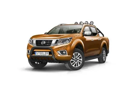 Дуга EC A с поперечиной и трубой моста, чёрная — Nissan Navara NP300 (2015–)