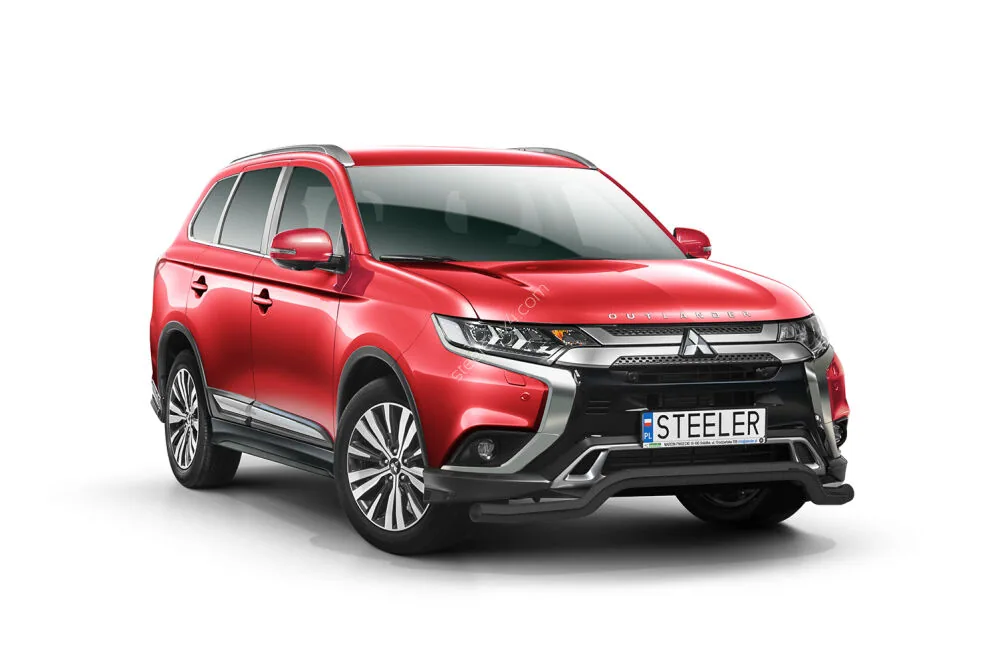 Нижняя дуга EC, чёрная — Mitsubishi Outlander (2018–)