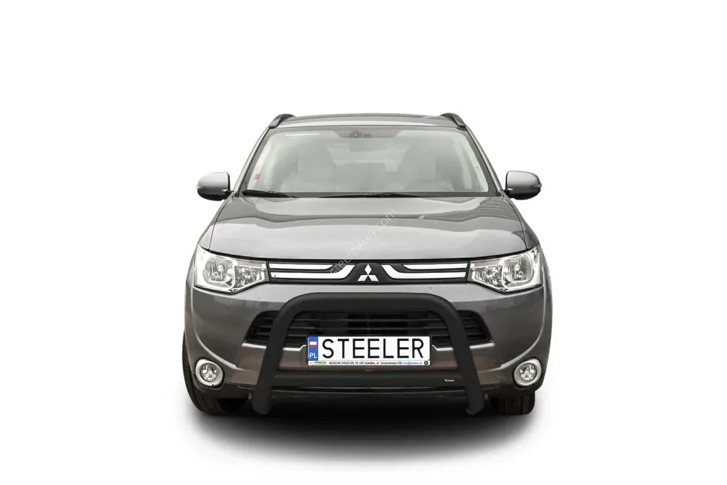 EC A-bar with cross bar, black — Mitsubishi Outlander (2012–2015)