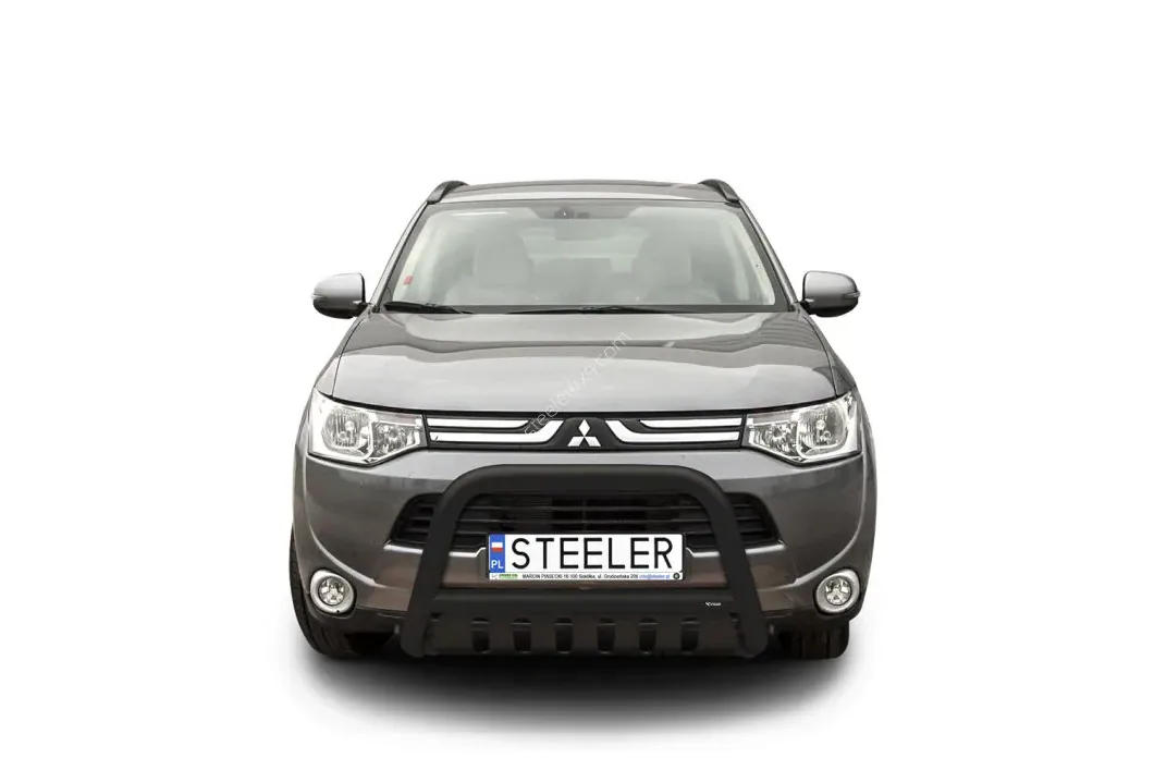 EC A-bar with cross bar and axle-plate, black — Mitsubishi Outlander (2012–2015)