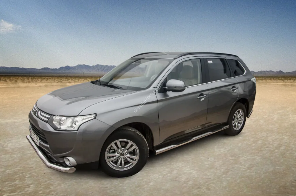 Roostevabad küljetorud plastastmetega — Mitsubishi Outlander (2012–2015)