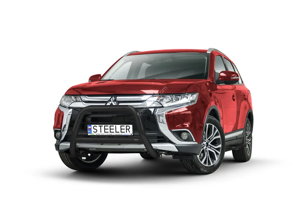 EC A-kaitseraud põikitoruga, must — Mitsubishi Outlander (2015–2018)