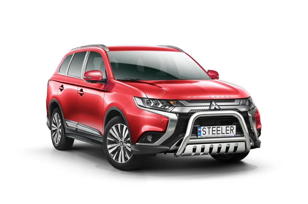 EC A-kaitseraud põikitoru ja sillaplaadiga — Mitsubishi Outlander (2018–)