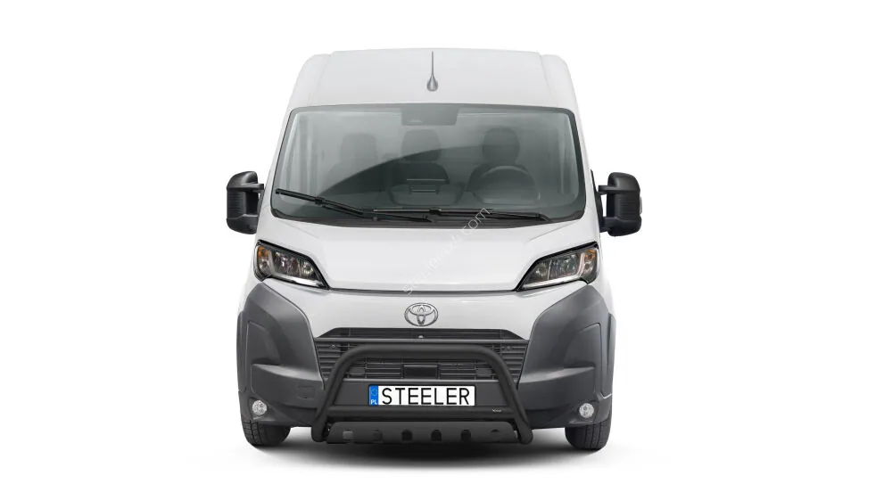 EC A-bar with cross bar and axle-plate, black — Toyota Proace Max (2024–)