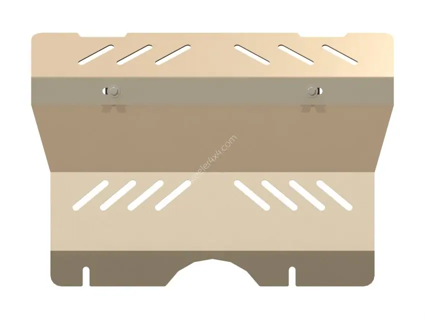 Skid plate — steering rods — Toyota Land Cruiser 120 (2003–2009)