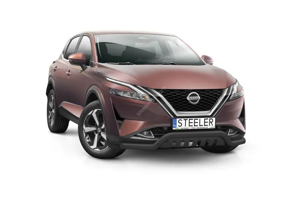 EC low spoiler bar with axle-plate, black — Nissan Qashqai (2021–)