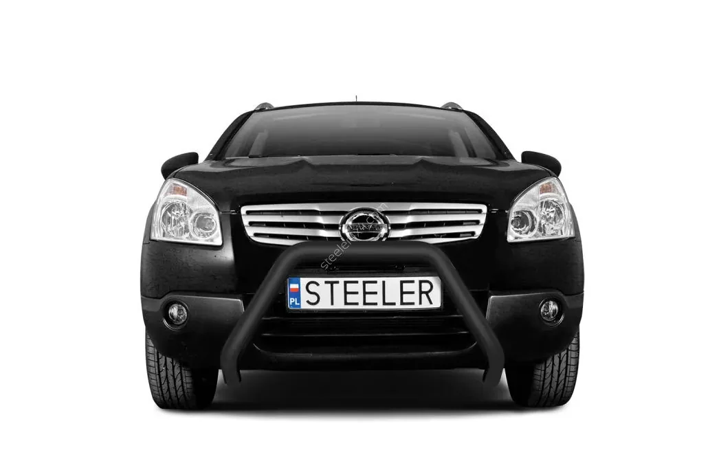 EC A-bar without cross bar, black — Nissan Qashqai (2007–2010)