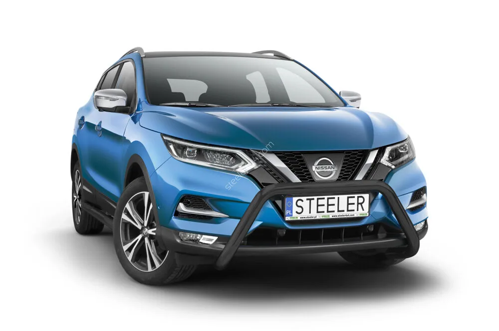 EC A-kaitseraud ilma põikitoruta, must — Nissan Qashqai (2017–)
