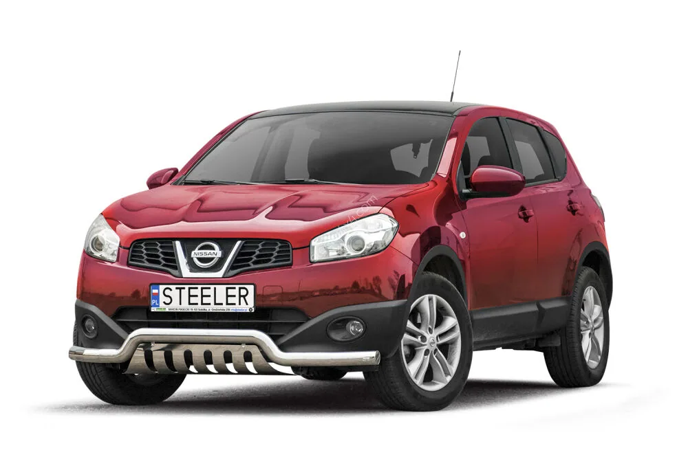 EC low spoiler bar with axle-plate — Nissan Qashqai (2010–2013)