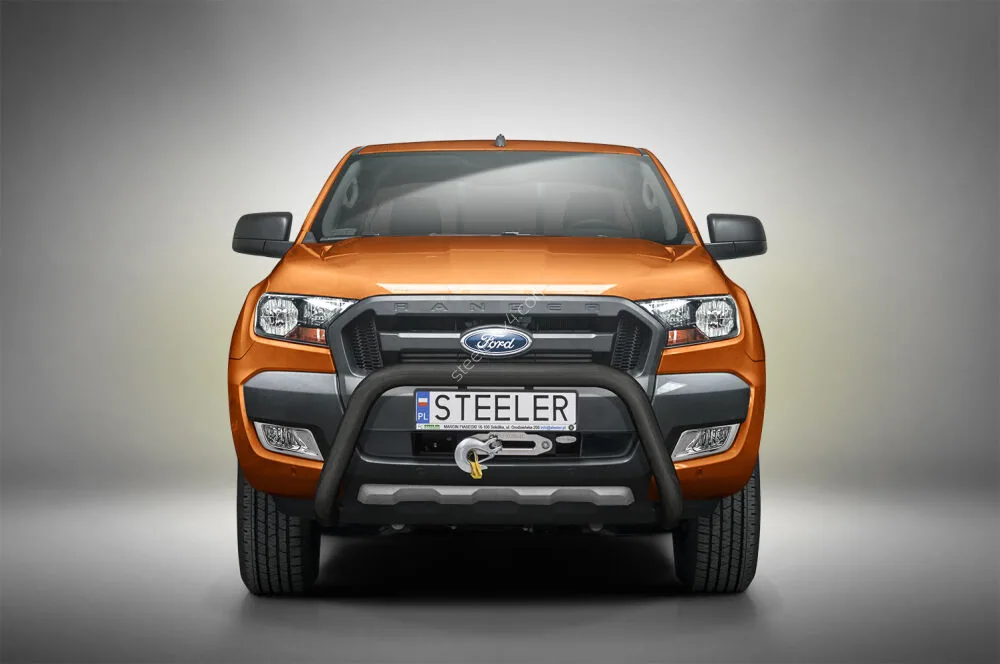 EC A-kaitseraud ilma põikitoruta, must — Ford Ranger (2012–2016)