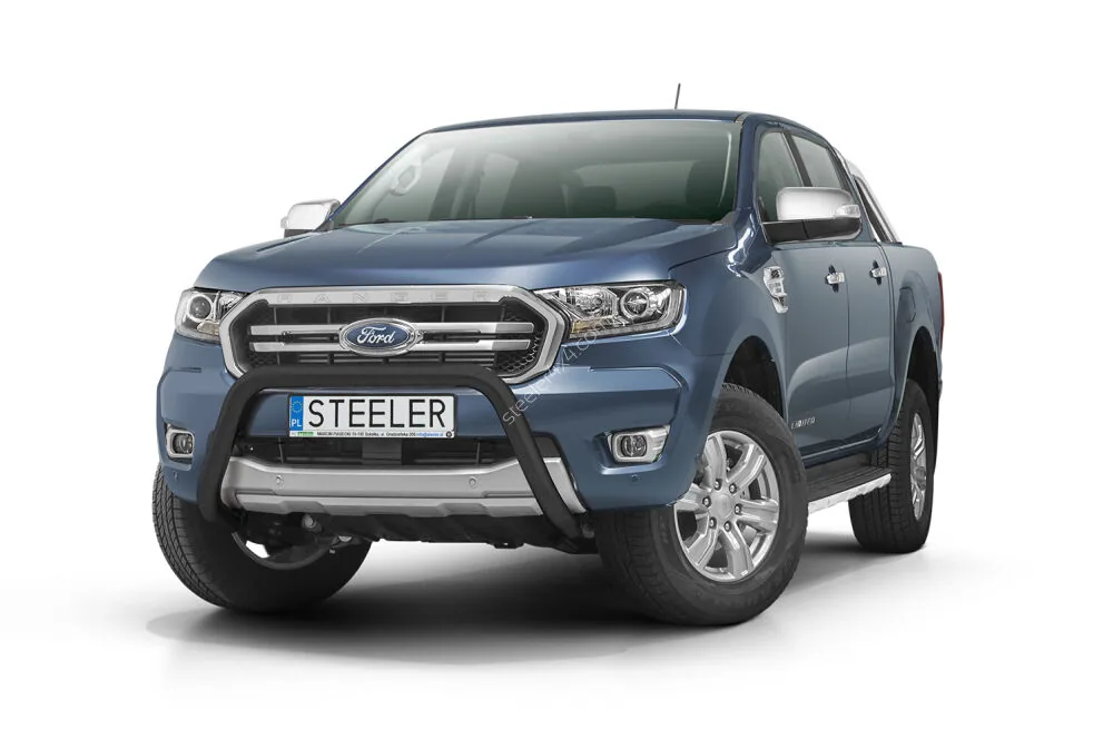 EC A-kaitseraud ilma põikitoruta, must — Ford Ranger (2019–)