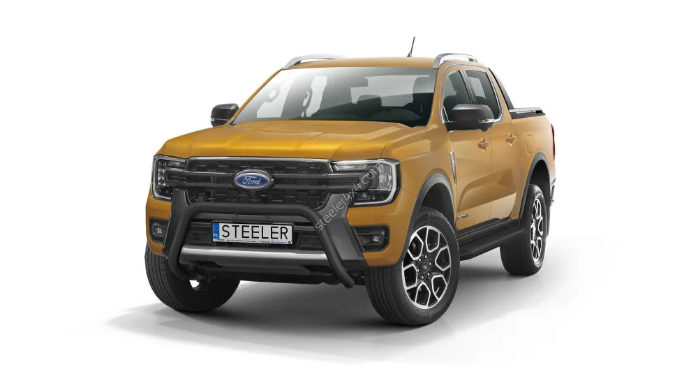 EC A-kaitseraud ilma põikitoruta, must — Ford Ranger (2023–)