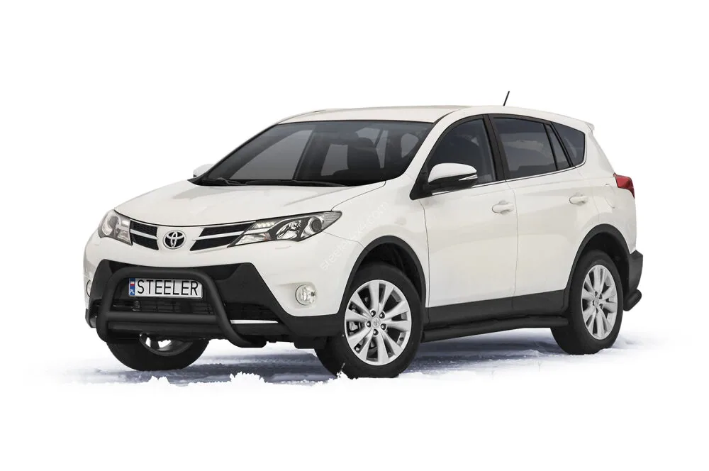 EC A-bar with cross bar, black — Toyota RAV4 (2013–2016)