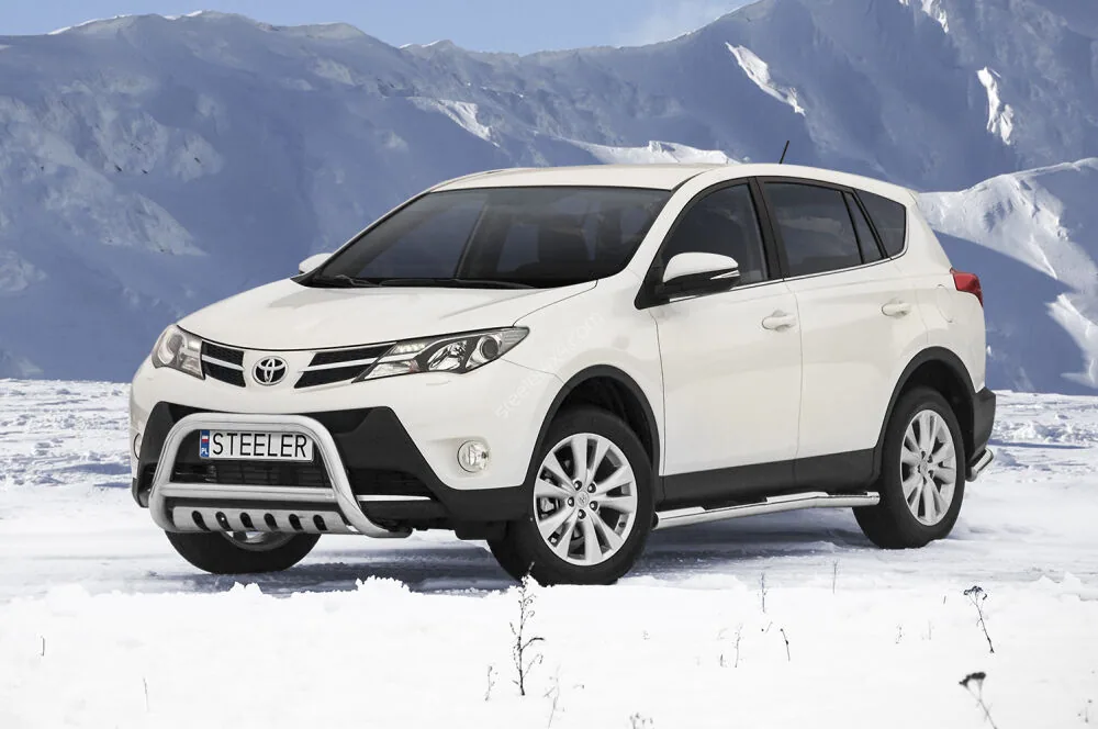 EC A-kaitseraud põikitoru ja sillaplaadiga — Toyota RAV4 (2013–2016)