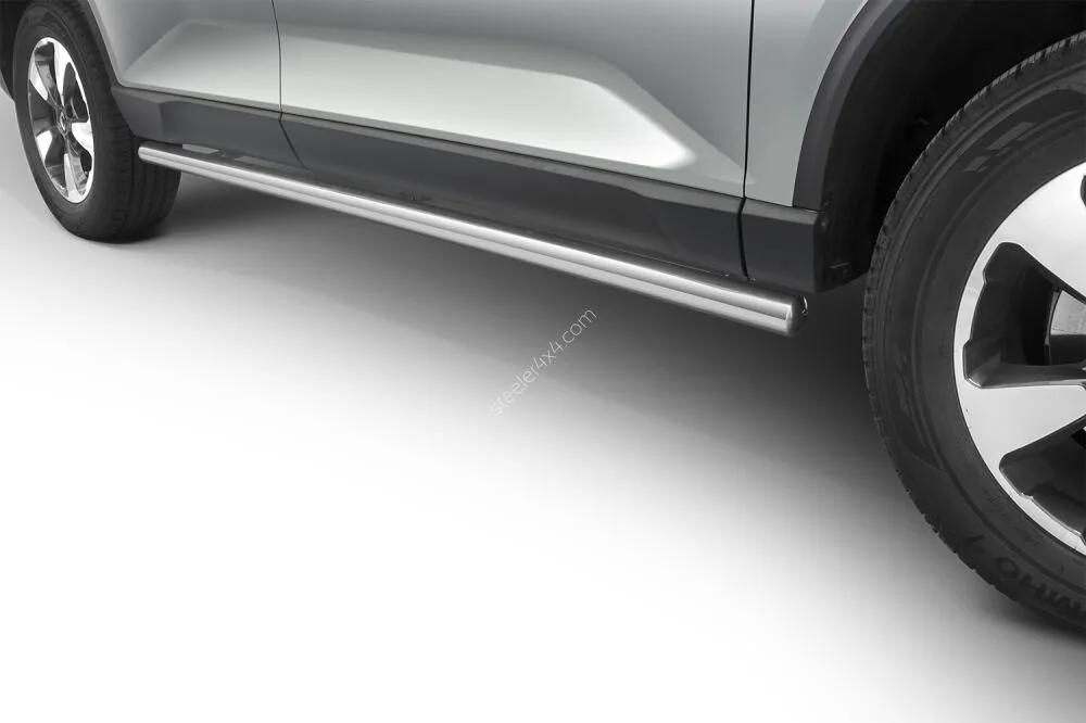 Stainless steel side bars — SsangYong Rexton (2018–)