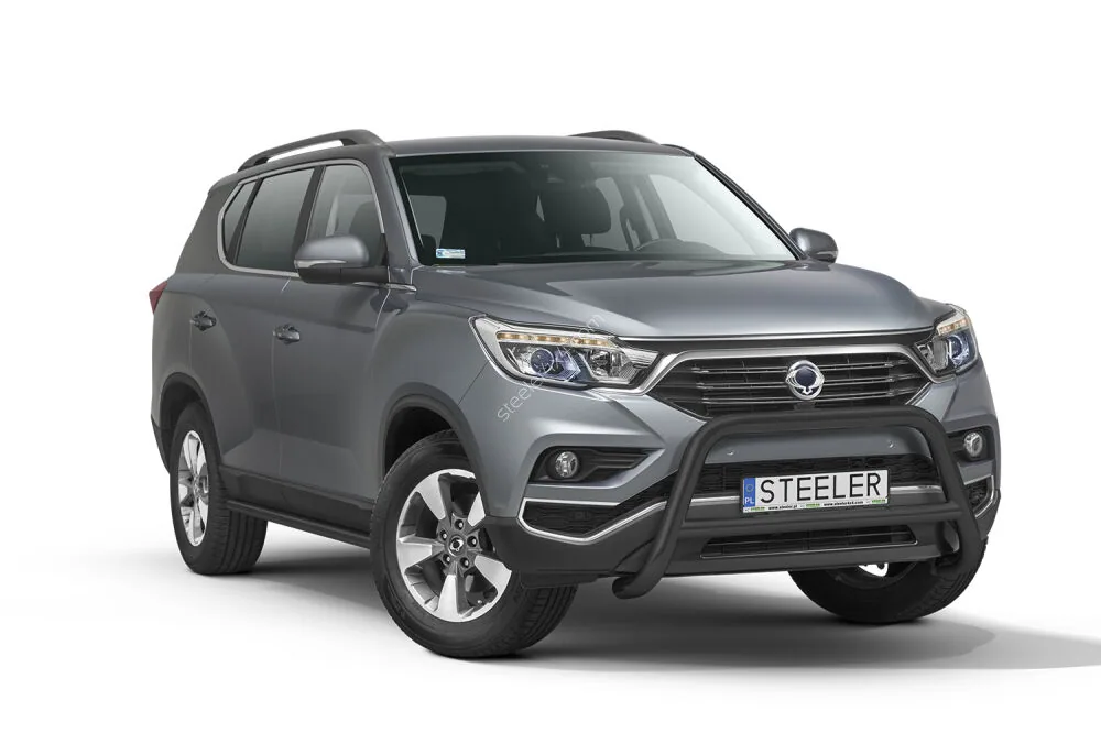 EC A-bar with cross bar, black — SsangYong Rexton (2018–)