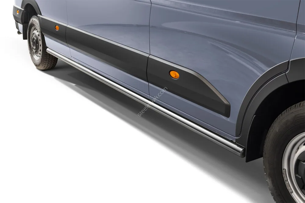 Пороги-трубы из нержавейки — Nissan Interstar (2024–)