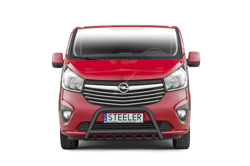 EC A-bar with cross bar and axle-bar, black — Opel Vivaro (2014–)