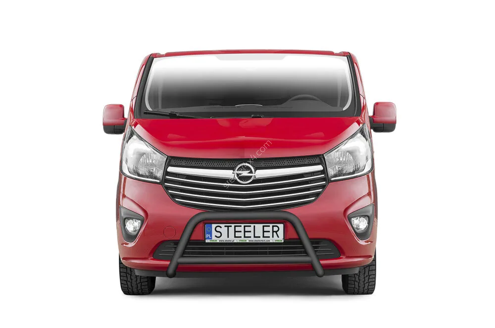 EC A-bar with cross bar, black — Opel Vivaro (2014–)