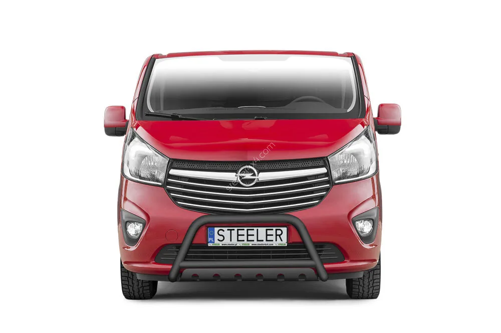 EC A-bar with cross bar and axle-plate, black — Opel Vivaro (2014–)